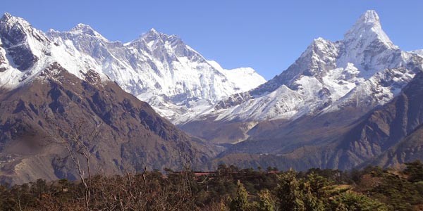 La vue du Mt Amadablung dans la region du Khumbu